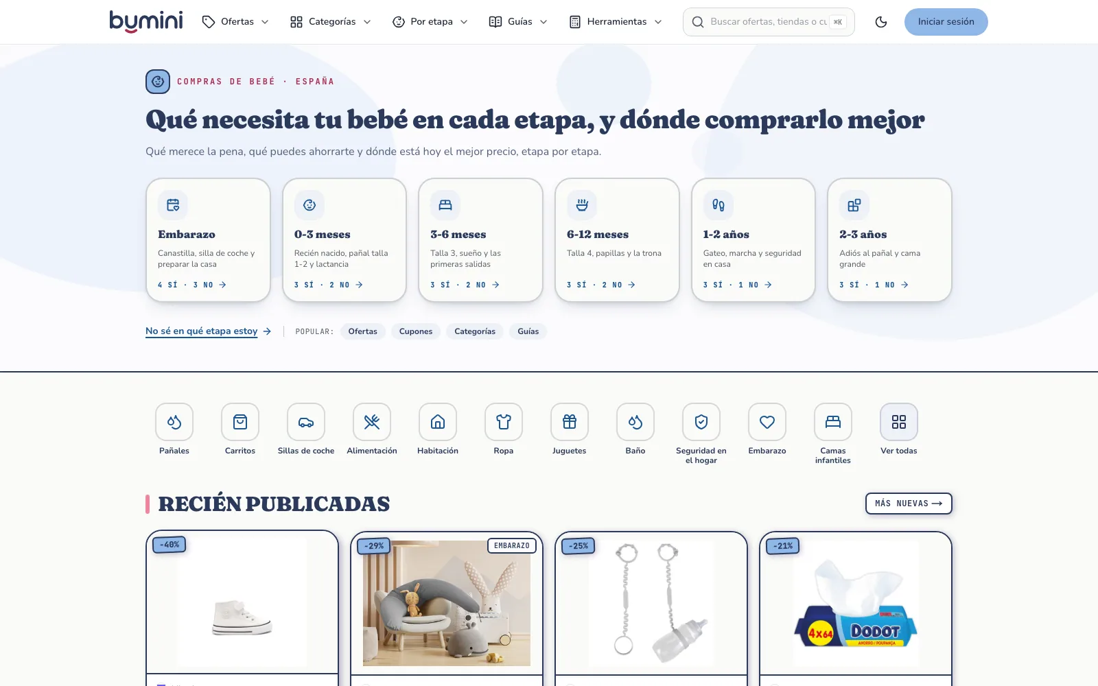Lo esencial para tu bebé, mejor elegido.